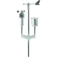 Homematic HM-WDS100-C6-O-2, Feuchtigkeit, Licht, Temperatur, Kabellos, 868.3 MHz, 1 - 99%, 0 - 255 Lux, Silber