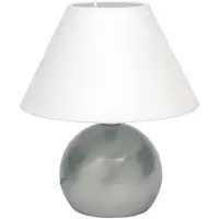 Brilliant Tischleuchte Tarifa | dekorative Tischleuchte | Metall/Textil | eisen/weiß | Touchdimmer | 1x E14 max. 40 W