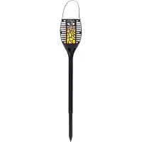 Star Trading Torch Flame, Außen-Bodenbeleuchtung, Schwarz, IP44, Garten, Dämmerungssensor, 1 Glühbirne(n)