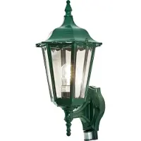 Konstsmide Firenze Bewegungsmelder grün lackiertes Aluminium, klares Glas 7236-600