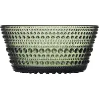 Iittala Schüssel Kastehelmi Schale Tannengrün 11 cm