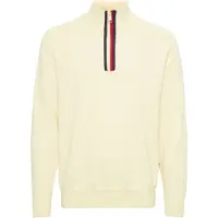 FQ1924 Troyer "Troyer FQKyle", Herren, Gr. XXL, weiß (cloud dancer), Obermaterial: 87% Baumwolle CO. 13% Polyester PES., Pullover Troyer