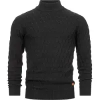 INDICODE JEANS Indicode Strickpullover Herren Grobstrick schwarz, L 770053-0003-09940