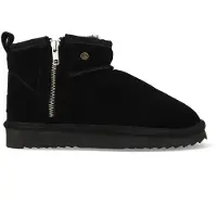 Warmbat Boots Durack Suede Zipper Damen Black-Schuhgröße 40