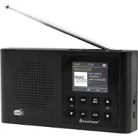 Soundmaster DAB165, Tragbar, Analog & Digital, DAB+, FM, 5,08 cm (2"), Mikro-USB, Schwarz