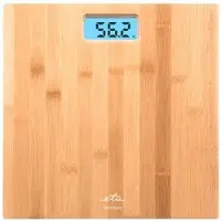 Eta Personenwaage BAMBOO ETA978090000, Standfläche aus Bambus, LCD, bis 180 kg