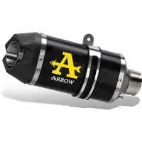 Arrow Indy Race Aluminium Dark With Carbon End Cap Ktm Duke 125/390 ´21-23 Homologierter Schalldämpfer