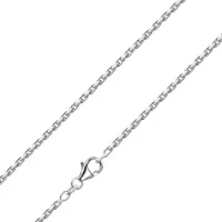Trendor 41383 Halskette Herren 925 Silber Ankerkette 2,0 mm
