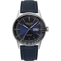 Bauhaus 2366-3 Herrenuhr Aviation Automatik Dunkelblau
