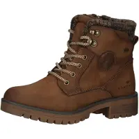 Tom Tailor Damenschuhe Stiefel Schnürer Braun Freizeit, Schuhgröße:37 EU