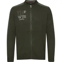FQ1924 klassische FQErland Herren Zip-Jacke mit Stehkragen Jacke 21900122-ME-190413 Grün
