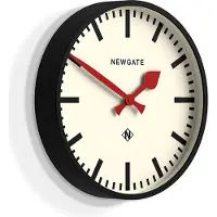 Newgate Universal Wanduhr in Schwarz