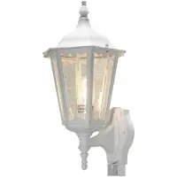 Konstsmide Firenze Bewegungsmelder weiß lackiertes Aluminium, klares Glas 7236-250