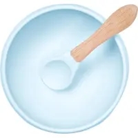 MinikOiOI Schüssel Blaue Silikonschüssel mit Saugnapf