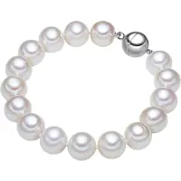 Lulu & Jane Armband aus Sterling Silber Süßwasser-Zuchtperle in weiß | Gr.: 21 cm