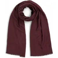 Tommy Hilfiger für Damen. AW0AW16852 Kastanienbrauner Jacquard-Chic-Schal (OSFA), Lässig, Baumwolle
