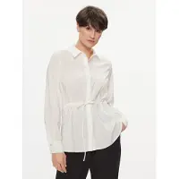 Pieces Hemd 17135099 Écru Regular Fit