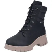 Rieker Schnür-,Zug-u.Schnallenstiefel in schwarz, Gr. 36
