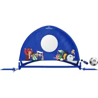 OWIM GmbH & Co. KG UEFA 2024 Pop Up Fußballtor Set inkl. Ball u. Pumpe ca. 80 x 55 x 55 cm