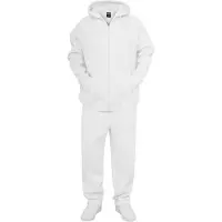 Urban Classics moderne Herren Hose 380 g/m² mit Baumwolle Ecru-Weiß