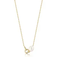 Ania Haie N043-02G Pearl Power Damen Halskette, verstellbar