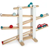 Small Foot Design - Ball Track with Balls, Car, Spinner - (I-SF12549)