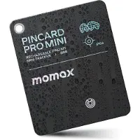 Momax PinCard Pro Mini Rechargeable Find My Tracker