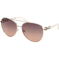 GUESS Gu00158 Damen-sonnenbrille Weiß Mann Weiß One Size