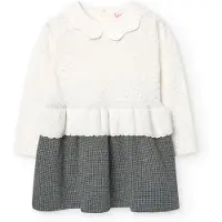 Boboli Knitwear Combined Langarmkleid