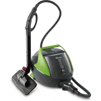Polti Vaporetto Pro 95_Turbo Flexi, Zylinder-Dampfreiniger, Schwarz, Grün, Tasten, Drehregler, 1100 W, 1100 W, 5 bar