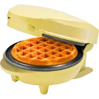 Bestron Waffeleisen "AMW500 Mini", 550 W, für klassische Waffeln, kleiner Waffelmaker mit Antihaftbeschichtung