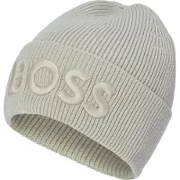 BOSS Mütze aus Woll-Mix mit Logo-Stickerei Grösse ONESI