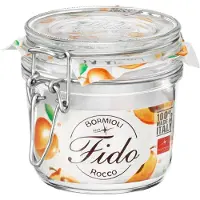 Bormioli Rocco Einmachglas Fido Bokaal 35 cl Ring Weiß (Set von 6)