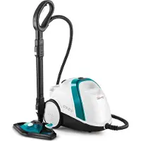 Polti Vaporetto Smart 100_T, Zylinder-Dampfreiniger, Blau, Weiß, Edelstahl, 1500 W, Glas, Harter Boden, Laminat, Kacheln, 120 s