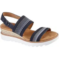SKECHERS Desert Kiss Hi - Tea Time 113863-NVMT, Sandalen, Damen, Dunkelblau
