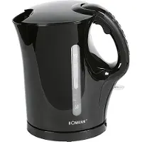 Bomann Wasserkocher, Kettle, Wasserkocher 1,7 L mit automatischer u. manuellen Abschaltung, herausnehmbarer Kalkfilter, max. 2200Watt, Wasserkocher weiß, WK 5011 CB