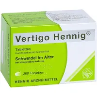 HENNIG ARZNEIMITTEL Vertigo Hennig Tabletten 200 St