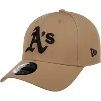 New Era für Herren. 60565384 Stretch Nylon 39Thirty Oakland Athletics beige Kappe (M/L), Lässig, Baumwolle