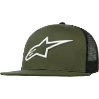 Alpinestars Corp Trucker Hat Military Black, Größe: One Size