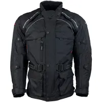 Roleff Motorradjacke "Liverpool RO" Unisex, Mit Sicherheitsstreifen, 4 Taschen
