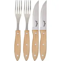 Jim Beam Bbq Steakbesteck "Gabel & Messer", (Set, 4 tlg.), Set 4-tlg.