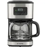 Grossag KA 46.17 Filterkaffeemaschine, Glaskanne, 10 Tassen, Zeitschaltuhr