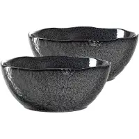 Leonardo Schale Matera Grau 24 cm (2-teilig)
