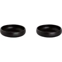 Maastricht porselein Maastricht Porzellan Schale Universe 11,5 cm 20 cl Schwarz Porzellan 2 Stück