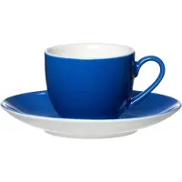Ritzenhoff & Breker DOPPIO Espressotasse mit Untertasse 80 ml indigo blau