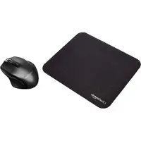 Amazon Basics A. Basics Ergonomische kabellose USB Maus - DPI einstellbar - Schwarz