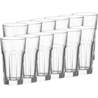 Leonardo Longdrinkglas "Longdrinkgläser Rock 340 ml 12er Set transparent"