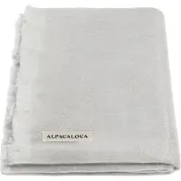 Alpaca Loca Damen Schals Slim Scarf - Grijs - Größe ONESIZE
