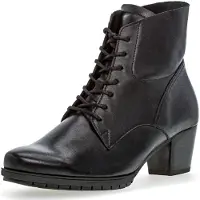 Gabor Comfort Schnürstiefelette Schwarz