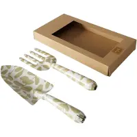 Boltze Gartenwerkzeug Fago 2-teilig Schaufel Handgabel 28 cm Geschenkbox